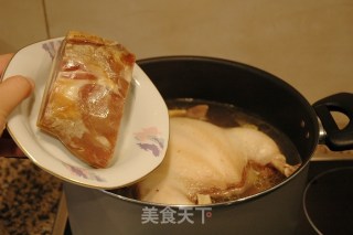 【浙菜】“山寨”江南名菜·笋干土鸡煲的做法步骤：8
