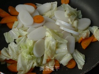【浙菜】炒年糕的做法步骤：7