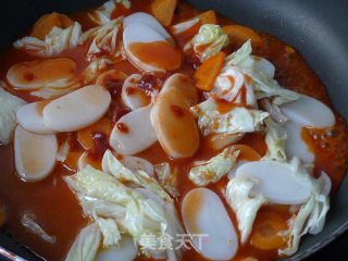 【浙菜】炒年糕的做法步骤：8