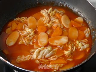 【浙菜】炒年糕的做法步骤：9