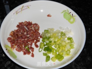 菜脯炒蛋的做法步骤：2