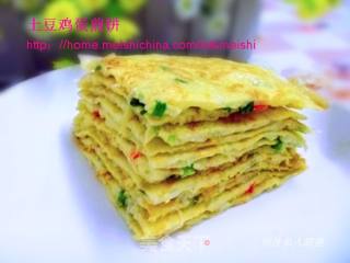 【中式主食】早餐搭档---土豆鸡蛋煎饼的做法步骤：11