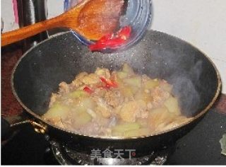 鸡块炖冬瓜的做法步骤：9