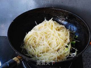 青椒土豆丝的做法步骤：7