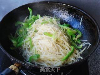 青椒土豆丝的做法步骤：8