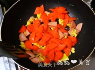 【浙菜】五色炒年糕的做法步骤：4