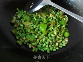 简单-青辣椒炒长豆角的做法步骤：5
