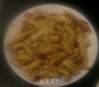 糖醋鸡肉的做法步骤：6