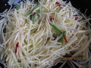酸辣土豆丝的做法步骤：6