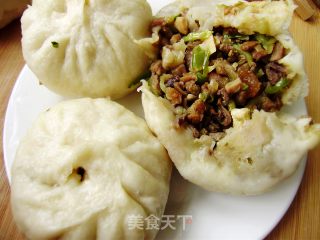 家常主食----黄瓜青椒馅包子的做法步骤：10