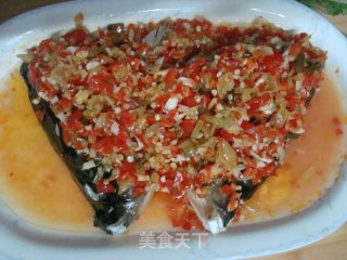 【湘菜】剁椒鱼头的做法步骤：10