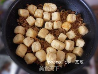 肉末豆腐泡 （新手零难度菜谱）的做法步骤：5