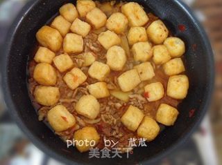 肉末豆腐泡 （新手零难度菜谱）的做法步骤：7