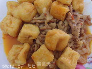 肉末豆腐泡 （新手零难度菜谱）的做法步骤：8