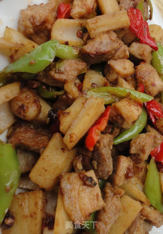 【湘菜】酸辣肉丁的做法步骤：10