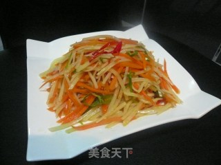 炒三丝的做法步骤：5