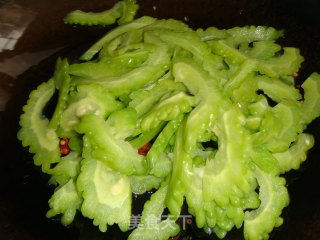 苦瓜鸡丝的做法步骤：4