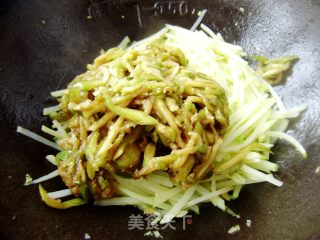 家常菜----西红柿茄子土豆丝的做法步骤：6