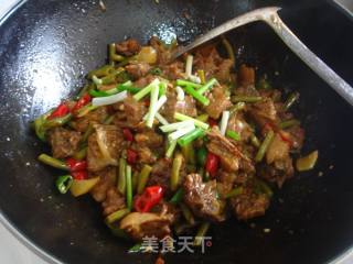 【湘菜】酸豆角烧鸭的做法步骤：14