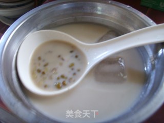 简易绿豆奶冰的做法步骤：4