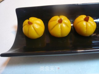 南瓜豆沙包的做法步骤：10