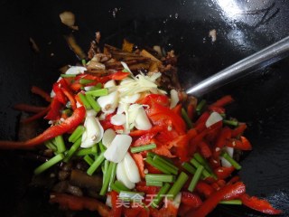 香干炒肉丝的做法步骤：8
