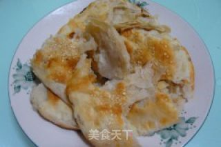大饼煮鸡蛋的做法步骤：2