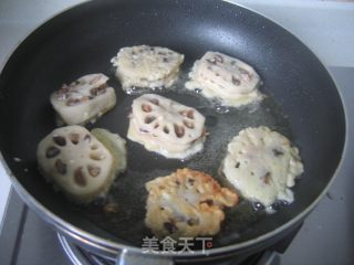 【湘菜】冬菇藕夹的做法步骤：6