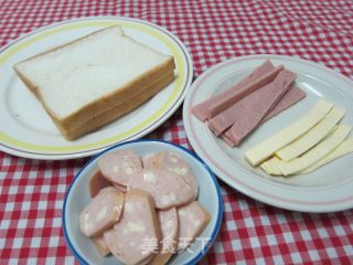 [吐司pizza]的做法步骤：1