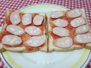 [吐司pizza]的做法步骤：3