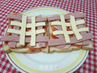 [吐司pizza]的做法步骤：5