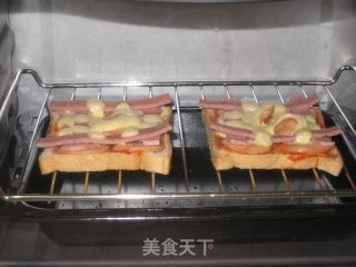 [吐司pizza]的做法步骤：6