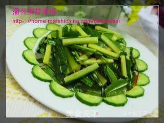 【夏季小凉菜】蒲公英拌黄瓜的做法步骤：8