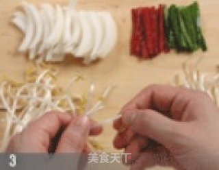 韩国宫廷炒年糕的做法步骤：3
