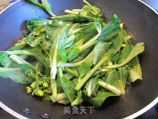豉椒炒白菜的做法步骤：3