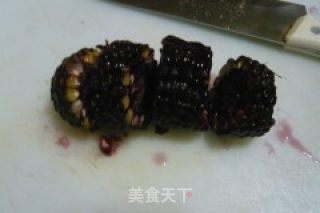 桂花紫玉米的做法步骤：4