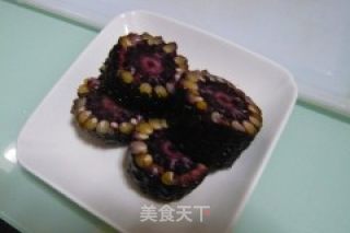 桂花紫玉米的做法步骤：5