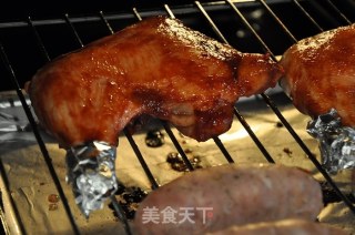 蜜汁烤鸡腿的做法步骤：6