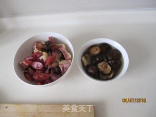 腊味饭的做法步骤：1