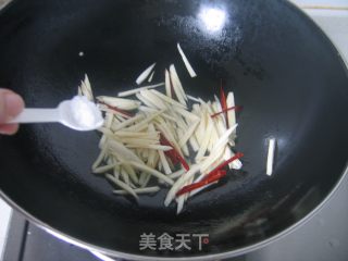 【湘菜】茭瓜牛肉丝的做法步骤：5