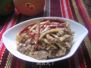 【湘菜】茭瓜牛肉丝的做法步骤：8