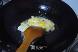 豆瓣酱蛋炒饭的做法步骤：3