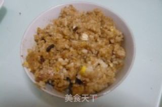豆瓣酱蛋炒饭的做法步骤：8