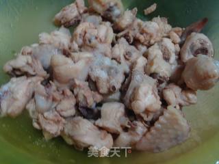 【湘菜】酸荞头蒸鸡块的做法步骤：4