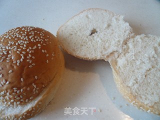 自制汉堡包的做法步骤：5