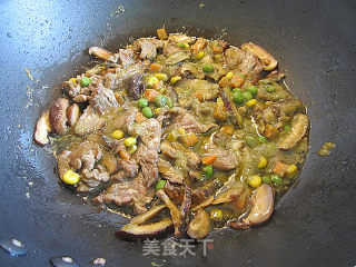 冬菇牛肉西兰花的做法步骤：4
