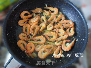 绿茶鲜虾 （茶香扑鼻）的做法步骤：8