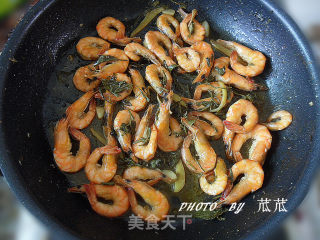 绿茶鲜虾 （茶香扑鼻）的做法步骤：10