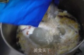 鸡蛋麦片粥的做法步骤：7