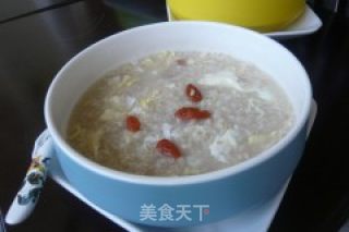 鸡蛋麦片粥的做法步骤：9